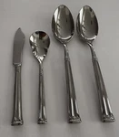 Gorham Savannah 4 Piece Serving Set 18/10 Stainless Flatware Shiny New. Fixed Price $30.00.