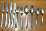 Everlasting Stainless Usa EVR1-STAR- Dinner Knives 8 1/4" 2 Forks Spoons. Fixed Price $19.95.