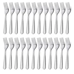 Unokit 24-PIECE Stainless 7.1-INCH Silver Dinner Forks,. Fixed Price $20.41.