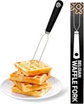 Fork Belgian Waffles, Mulit-use Stainless Steel Kitchen Tool Black. Fixed Price $26.89.