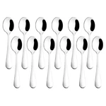 Hiware 12-PIECE Demitasse Espresso Spoons, 4 Inches Set Of 12, Clear. Fixed Price $12.03.