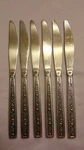 6 Vintage Miracle Maid Stainless Dinner Knives "MMA1" Very Nice!!. Fixed Price $19.95.