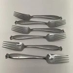 Empress Crown Set Of 6 Dinner Fork EMS5 Stainless Flatware Vintage Mcm Japan. Fixed Price $55.97.