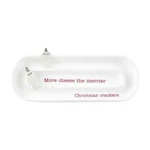 Mud Pie More Cheese The Merrier Divided Christmas Cracker Serving Platter. Fixed Price $44.99.