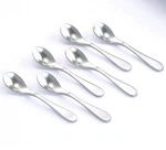 Stainless Steel Demitasse Spoon Set 6 Shiny Gloss Silver Tiny Coffee-appet.... Fixed Price $39.99.