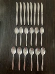 Vtg Silco Usa Mid Century Stainless Steel Flatware INS131 20 Pieces. Fixed Price $20.00.