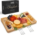 Smirly Charcuterie Boards Set - Large Bamboo Cheese House Warming.... Fixed Price $45.80.