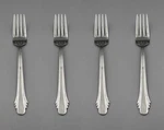 Gorham 18/8 Stainless Calais Salad Forks - Set Of Four *. Fixed Price $39.97.