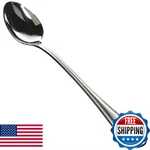 Winco Shangarila Iced Tea Spoon, Heavyweight, 7.7", Stainless Steel (12 Pack). Fixed Price $33.09.