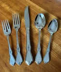Oneida Morning Blossom Burnished Stainless Flatware - Choice. Fixed Price $7.00.