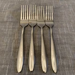 Oneida Stainless Mooncrest Dinner Forks - Set Of Four New. Fixed Price $17.98.