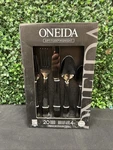 Oneida Aptitude Midnight Satin 20-PIECE Flatware Set. Fixed Price $36.00.