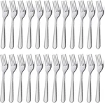 Stainless Steel Dinner Forks Silverware 24 Pieces (7.1 Inch). Fixed Price $22.20.