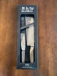 Global Classic Stainless Steel 2 Piece Kitchen Knife Set (G-78, GSF-46). Fixed Price $109.99.