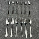 Folio Montecito Steelite Salad & Pastry Fork 18/10 Stainless 6 1/2" Set Of 12. Fixed Price $14.97.
