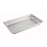 New Full Size Winco Steam Table Pan 2.5 Deep Perforated 25 Gauge Stainless Steel. Fixed Price $26.67.