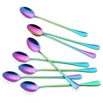 Long Handle Spoons, Colorful Plated Latte Spoon, Stainless Steel Ice Cream. Fixed Price $19.51.
