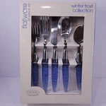 Vtg 2001 Winter Frost Collection 20PCS Flatware Target Home For The Holidays New. Fixed Price $75.00.