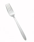 Winco 18/0 Stainless Steel Flute Heavy Weight Dinner Fork 7.375" 12/BOX. Fixed Price $26.05.