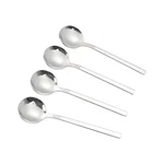 Stainless Steel Soup Spoons, 12-PIECE Round Bouillon. Fixed Price $17.21.