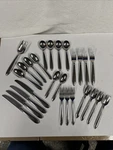 Lenox Arrowridge 18/10 Stainless 26PC. Flatware Mixed Lot Of Pieces. Fixed Price $85.95.