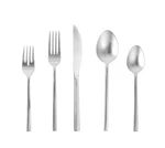 Fortessa Arezzo 5 Piece Brushed Stainless Steel Flatware Set Service 1. Fixed Price $70.29.