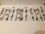 Mepra Avanguardia Fish Knife Set 12 Piece New Box. 18/10 Stainless. Fixed Price $48.14.