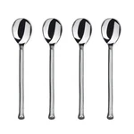 Gourmet Settings Exotique Platinum 18/10 Stainless Steel Minispoon (set Of Four). Fixed Price $27.99.
