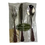 Reed & Barton Heritage Mint Ltd Old English Hammered Child 3-PIECE Set Stainless. Fixed Price $21.88.
