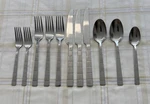 HSV210 Hampton Forge Flatware 11 Piece Glossy Satin Block Handle Stainless China. Fixed Price $13.57.