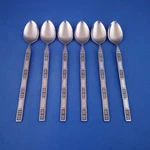 RDS41 Reed Barton Rebacraft (6) Iced Tea Spoons 7 1/2" Japan Flatware. Fixed Price $23.79.
