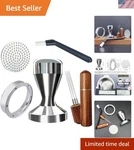 Essential 5-PIECE Espresso Tamper Set For 51MM Portafilters Upgrade Your Brew. Fixed Price $36.09.