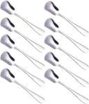 Warmbuy Set Of 10 Stainless Steel Dessert Ice Cream Spoons. Fixed Price $12.99.