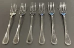 Wallace WAS159 Glossy Outline 18/10 Stainless Flatware Salad Set Of 6. Fixed Price $29.99.