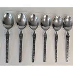 Lot 6 Towle TWS131 7.5 Inch Spoons Flatware Silverware Mcm Supreme Cutlery Japan. Fixed Price $18.00.