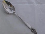 Oneida Community Vinland Dinner Serving Spoon Pierced Stainless 1989. Fixed Price $12.95.