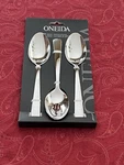 Oneida Aptitude Serving Spoons Set Of (HO84OO3F). Fixed Price $12.00.