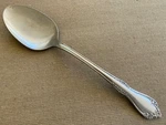 1 Table Serving Spoon Mansfield Oneida Floral 2746 Scrolls Outline Stainless. Fixed Price $15.99.