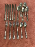 Americana Amp 2 Flatware Stainless Knives/forks/spoons Glossy 16PC. Fixed Price $15.31.