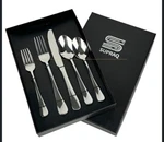 Supraq Kitchen Utensil Stainless Steel Cutlery Silver Set Of 5 Pieces New. Fixed Price $39.99.