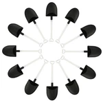Tegg Dessert 50PCS Plastic Disposable Mini Shovel Shaped Spoons White. Fixed Price $14.99.