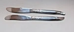 Armack Stainless Unknown Pattern Japan 2 Dinner Knives 8". Fixed Price $6.00.