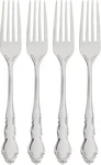 Oneida 2766004G Dover Fine Flatware Dinner Forks, Set Of Mirrored Silver. Fixed Price $78.29.