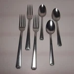 Atlas AAS3 Stainless Flatware Dinner Forks (3) Teaspoons. Fixed Price $35.50.