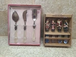 Eme Inox Italy Ivory Opalescent Tapas Cutlery Cheese Knives 18/10 Set Of 3 Nib. Fixed Price $22.95.