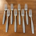 Joseph Abboud JAB4 Set Of Dinner Forks 18/10 Stainless Flatware. Fixed Price $44.00.