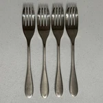 Knork Original Collection Thick Dinner Fork Set Of 4 Stainless Steel Silverware. Fixed Price $24.00.
