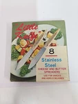 Vintage Little Knife Stainless Steel Cheese And Butter Spreaders Original Box. Fixed Price $7.50.