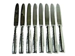 Ricci Argentieri Anvil Stainless Steel Dinner Knife 8 Pieces. Fixed Price $99.99.