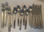 Lenox Stainless Beloved Banded 15 Pcs Flatware Tip Fork Knife Spoon. Fixed Price $39.95.